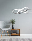 Lampa sufitowa nowoczesna LED + PILOT APP816-CP Node Chrom