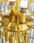 KRYSZTAŁOWA LAMPA SUFITOWA 312358 Złota