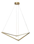 Lampa wisząca LED APP1776-CP Złota Szczotkowana 1