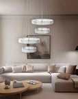 Lampa Wisząca Led Kryształowa Ms006-cp Chrom 6