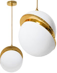 Lampa Sufitowa Wisząca Akrylowa Kula APP481-1CP Biała