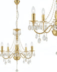 Lampa Sufitowa Wisząca Ebt015-5cp Złota 1