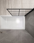 Parawan nawannowy Rea Lagos-1 Fix Stały 80 Czarny Black