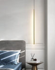 LAMPA SUFITOWA WISZĄCA LED APP1414-C GOLD 100cm