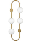 LAMPA ŚCIENNA KINKIET APP1144-4W złota