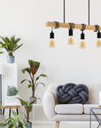 LAMPA SUFITOWA WISZĄCA BOHO LINE APP974-4CP