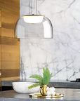 Lampa Wisząca Led APP1690-1PC B Złota 7