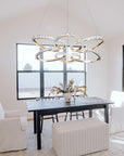 Lampa Wisząca Led G001-cp Złota 4