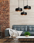 Lampa Wisząca APP1334-3CP Black Gold