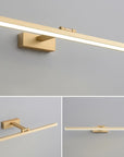 Kinkiet LED Gold 40cm APP833-1W