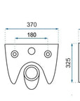Misa WC podwieszana Rea Carter N2 Rimless