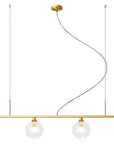 Lampa Wisząca Szklane Kule 4 szt APP675-4CP Złota