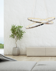 LAMPA KRYSZTAŁOWA WISZĄCA LED APP771-3CP