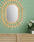 Lustro Ścienne Boho 57cm Qdj5749 5