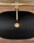 Umywalka nablatowa Rea Royal 60 Black Mat