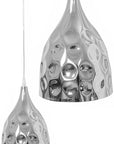Lampa wisząca lustrzana APP278-1CP SREBRNA