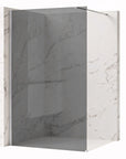 Kabina prysznicowa Walk-In Rea Flexi Grey / Chrome 100 2