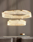 Lampa wisząca LED APP1750-CP Złota + Pilot 6