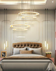 Lampa Sufitowa Wisząca Led G041-3cp Szczotkowane Złoto 9