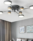 LAMPA SUFITOWA APP528-8C Szara