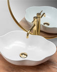 Umywalka nablatowa Rea Pearl White