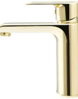 Bateria Umywalkowa REA BLOOM Złota Gold Niska