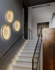 LAMPA ŚCIENNA KINKIET LED APP1385-CW OLD GOLD 30cm