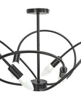 Lampa 4 APP1093-4C Czarna 2