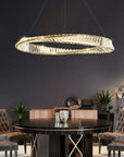 KRYSZTAŁOWA LAMPA SUFITOWA LED APP1202-CP