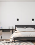 LAMPA ŚCIENNA KINKIET APP1233-1W Czarna
