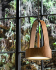 Lampa wisząca LED APP1187-CP Wood Rose Gold
