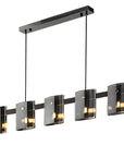 Lampa Wisząca 5-punktowa APP1706-5CP Grey G9 1