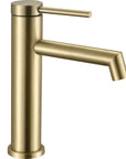 Bateria Umywalkowa Rea Foss złota szczotkowana niska gold brush