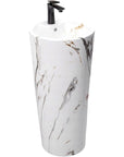 Umywalka Ceramiczna Wolnostojąca Blanka Marble Marmur