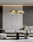 Lampa Wisząca Led Lhj053-cp1 C Złota Szczotkowana 60cm 3