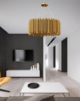 Lampa sufitowa złota APP1560-12CP 5