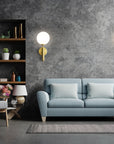 LAMPA ŚCIENNA KINKIET APP894-1W Złota