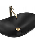 Umywalka nablatowa Rea Royal 60 Black Mat