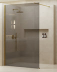 Kabina prysznicowa Walk-In Rea Flexi Grey / Gold 80 2