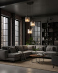 Lampa Sufitowa Wisząca Ebt025-3cp Czarna 5