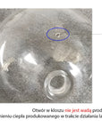 Lampa Sufitowa Wisząca Szklana Kula ZŁOTA 20cm APP1683-1CP 11