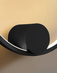 LAMPA ŚCIENNA KINKIET LED APP1386-CW BLACK 40cm