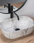 Umywalka nablatowa Rea Livia Stone Mat