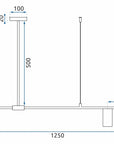 Lampa wisząca nowoczesna APP585-3CP Złota