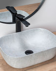 Umywalka nablatowa Rea Livia Grey Mat
