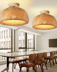 LAMPA WISZĄCA BAMBUSOWA APP1638-1CP
