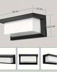 Lampa Elewacyjna kinkiet RSL015-1W Czarna