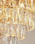 Lampa Wisząca Z Kryształami G056-cp 50cm Złota 5
