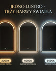 LUSTRO ŚCIENNE LED 60x100cm DART GOLD 5