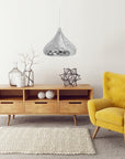 Lampa sufitowa lustrzana APP272-1CP SREBRNA 3